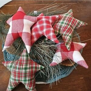Handmade Rustic/ Country/ Prim Star Bowl Fills Christmas~ Set Of 5